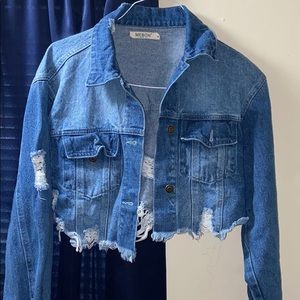 Denim Crop Jacket